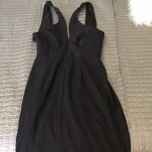 Black cocktail dress
